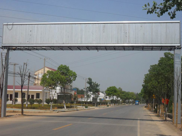 三面翻广告牌安装图解,请专业人士参考